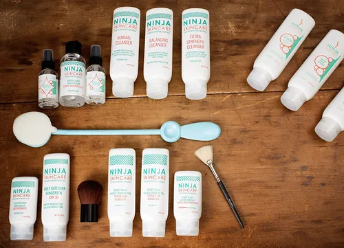 Vista 3 de Limpiador facial Ninja para mujeres y hombres – Revolucionario limpiador facial de ácido salicílico, sin azufre ni parabenos, restauración de PH