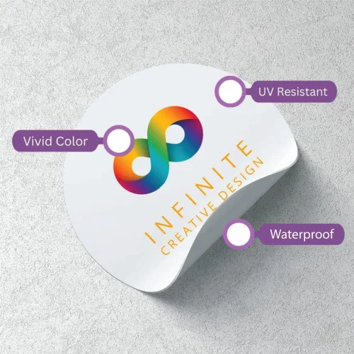 Vista 4 de Adhesivo personalizado para parachoques, haz tus propias calcomanías personalizadas, carga tu imagen o texto, calcomanías personalizadas