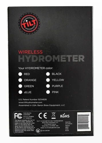 Vista 4 de Tilt Hidrómetro inalámbrico y termómetro (negro)