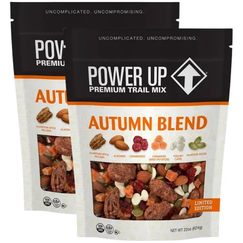 Vista 16 de Power Up Mega Omega Trail Mix Gourmet Nut - Bolsa de mezcla de frutos secos, 14 onzas