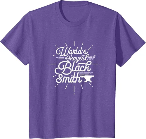 Vista 58 de Blacksmith Blacksmithing Forge Metalsmith Forging T-Shirt Asphalt Grey