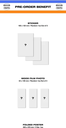 Vista 3 de DREAMUS KIHYUN YOUTH 1er Mini álbum CD+Photobook+Photocard+Billete de viaje+Pegatina+POB+Seguimiento (versión GOODBYE YOUTH)