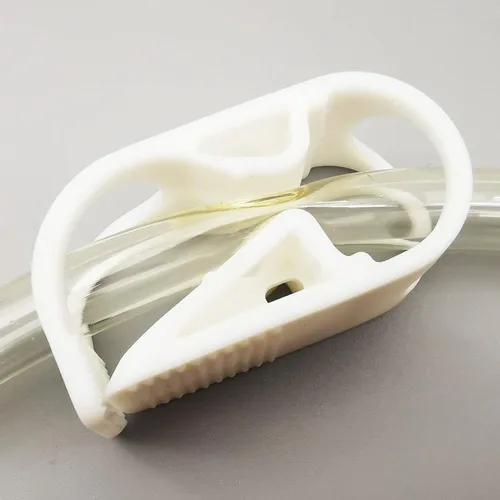 Vista 4 de Abrazadera de tubo de plástico PBT de 284.0 °F resistente al calor, clip de tubo ajustable, abrazadera de manguera de control de flujo industrial