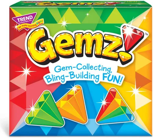Vista 3 de Gemz! Three Corner Strategy Game por TREND Enterprises, Inc. - Juegos de cartas familiares