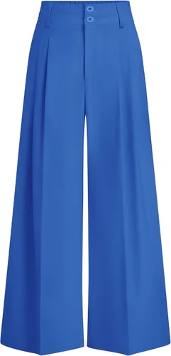 Vista 16 de PRETTYGARDEN Pantalones de vestir de pierna ancha de cintura alta para Beige