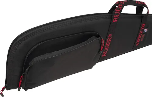 Vista 10 de Funda para rifle Ruger, color negro con logo Ruger en las asas, 40