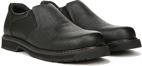 Vista 7 de Dr. Scholl's Shoes Winder II - Mocasines de trabajo antideslizantes para hombre Negro