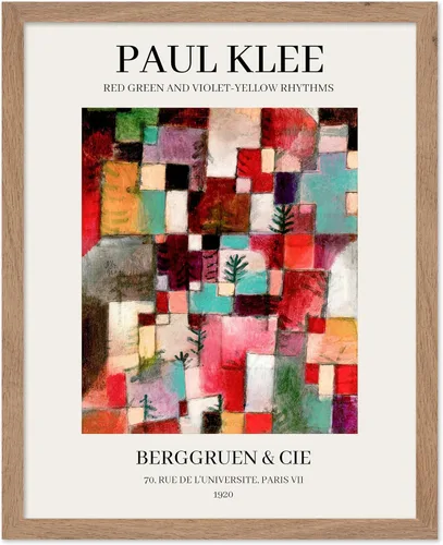 Vista 63 de Poster Master Póster vintage de Paul Klee – Impresión retro de cómicos – Arte de dibujo – Arte abstracto – Regalo para hombres y mujeres – Estilo-09