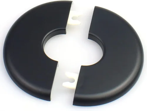 Vista 3 de FDXGYH 2 piezas de cinta autoadhesiva de ABS de 0.67 pulgadas, cubierta de placa redonda para tubería de agua, accesorios de decoración de grifos