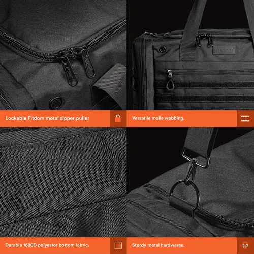 Vista 4 de Fitdom Bolsa de deporte para viajes, regalo de zapatillas de deporte, bolsa de gimnasio para deportes al aire libre, una bolsa de lona