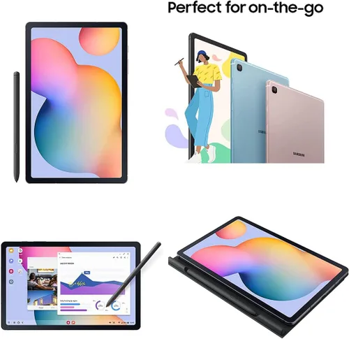 Vista 3 de S6 Lite - Lápiz capacitivo de repuesto para Samsung Galaxy Tab S6 Lite (EJ-PP610BPEGUJ), lápiz capacitivo+puntas/puntas (gris)