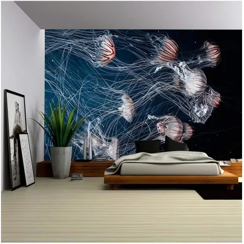 Vista 35 de wall26 - Olas azules del océano - Mural de pared extraíble Papel pintado autoadhesivo grande - 66x96 pulgadas obra de arte 01