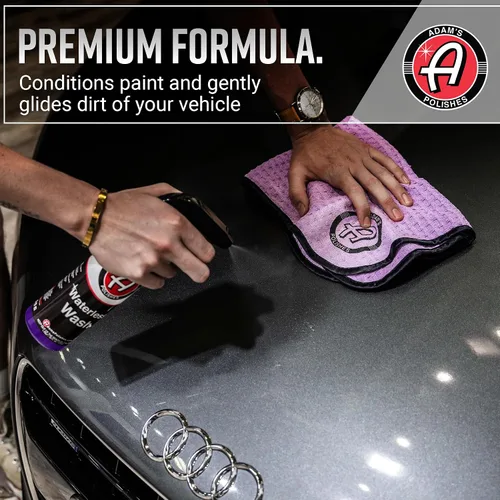 Vista 5 de Adam's Polishes Lavado de Autos sin Agua - Fabricado con Emulsificadores Avanzados y Lubricantes Especiales - Lavado de Autos Ecológico sin Agua sin