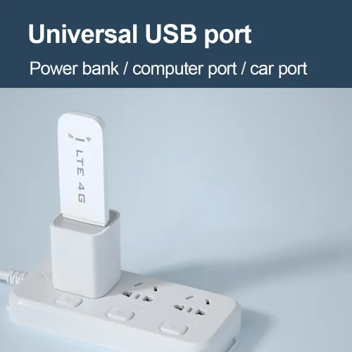 Vista 5 de Enrutador WiFi 4G portátil con ranura para tarjeta SIM, módem WiFi LTE USB WiFi de alta velocidad, punto de acceso portátil de viaje, mini enrutador