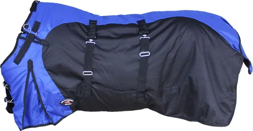 Vista 4 de CHALLENGER Manta de invierno de 60 pulgadas 1200D Horse Turnout impermeable de peso pesado 5EE20BG