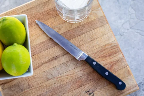 Vista 9 de DURA LIVING Juego de 2 cuchillos de cocina de alta calidad, cuchillo utilitario ultraafilado de 5 pulgadas y cuchillo de pelar de 3.5 pulgadas
