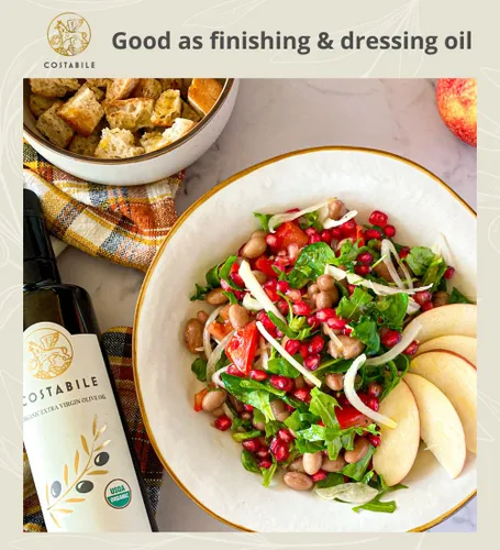 Vista 5 de Aceite de Oliva Virgen Extra Prensado en Frío Orgánico. Aceite de oliva alto en polifenoles de Puglia, Italia. Cosecha fresca de una sola finca