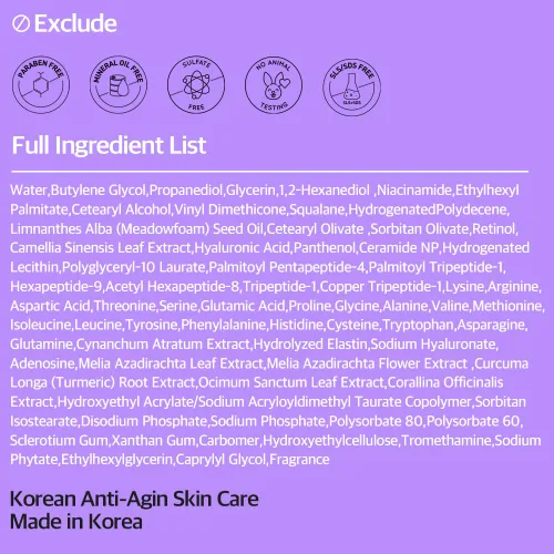 Vista 7 de Retinol Peptide Youthful Serum 1.01 fl oz – Anti-envejecimiento, hidratante y reafirmante para arrugas y manchas oscuras, suero de retinol suave