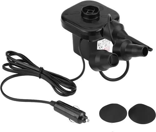 Vista 2 de Cama inflable para coche, asiento trasero, colchón de aire para descanso, sueño, viajes, campamento (negro)
