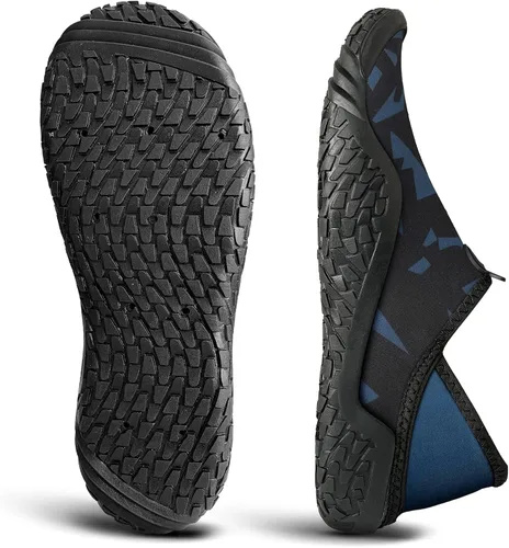 Vista 3 de BULLIANT Zapatos de agua para hombre, zapatos de natación para playa, zapatos unisex con ajuste elástico