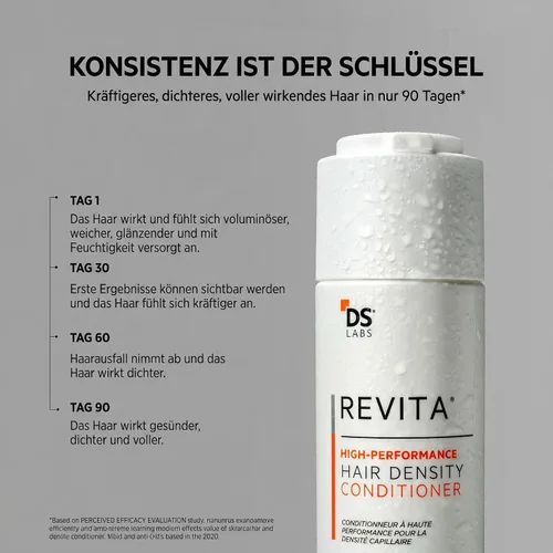 Vista 7 de DS Labs Revita Acondicionador, 205 mL – Hidratación Refrescante del Cuero Cabelludo para un Aspecto Más Lleno, Hidratación Sin Peso, Cafeína