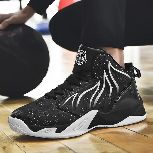 Vista 3 de CJSPORX Zapatos de baloncesto para hombre transpirables antideslizantes a la moda