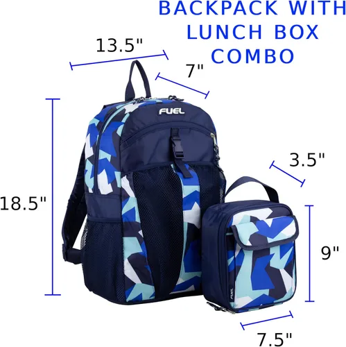 Vista 2 de Paquete de mochila de combustible y bolsa de almuerzo