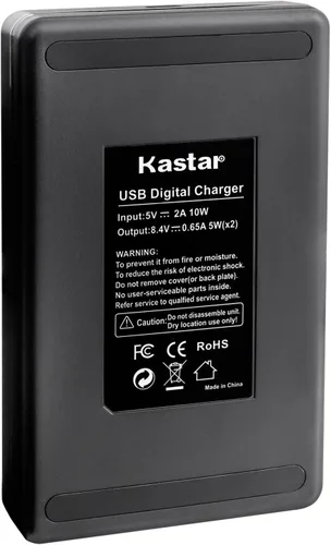 Vista 4 de Kastar Cargador de batería USB LKD2 compatible con cámara Pixii A1571, cámara Pixii A2572, cámara digital sin espejo lunar Hasselblad