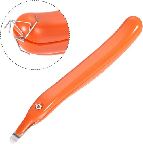 Vista 5 de YOKIVE Removedor de grapas, 2 unidades, extractor magnético de grapas para oficina, ideal para accesorios de escritorio de oficina y hogar (naranja)