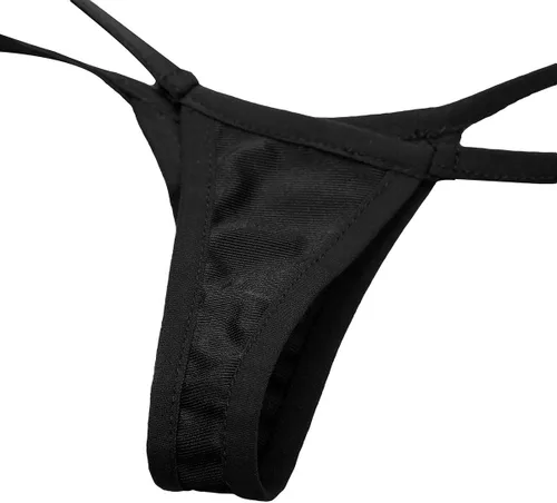 Vista 7 de Womens Stretchy Low Rise Micro Mini G-string T-back Thongs Bikini Tanga Lingerie Underwear