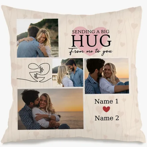 Vista 10 de Single Photo Custom Pillow Cover with Personalized Text Turning Your Memory into a Beautiful Throw Pillow and Making it a Touching Gift Choice for