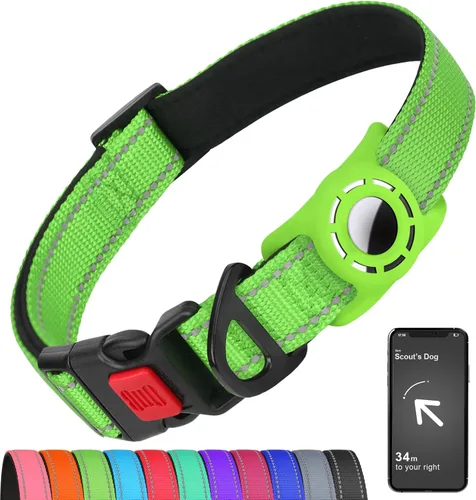 Vista 18 de Collar reflectante para perros pequeños con soporte de silicona
