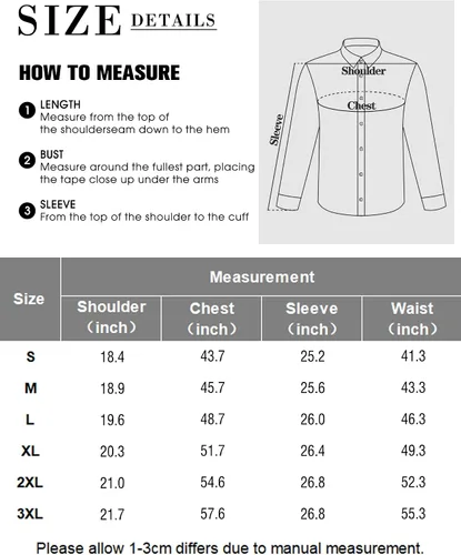 Vista 5 de COOFANDY Men's Casual Long Sleeve Button Down Shirt Textured Wrinkle-Free Untucked Shirt