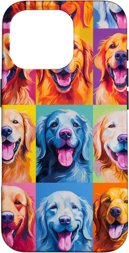 Vista 20 de Carcasa para iPhone 16 Golden Retriever Dog Owner