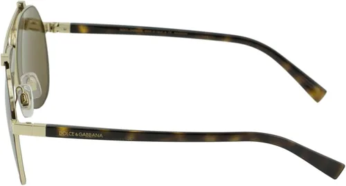 Vista 7 de Dolce&Gabbana DG2189 - Gafas de sol 132083-61 - Marco marrón matedorado pálido, polar DG2189-132083-61