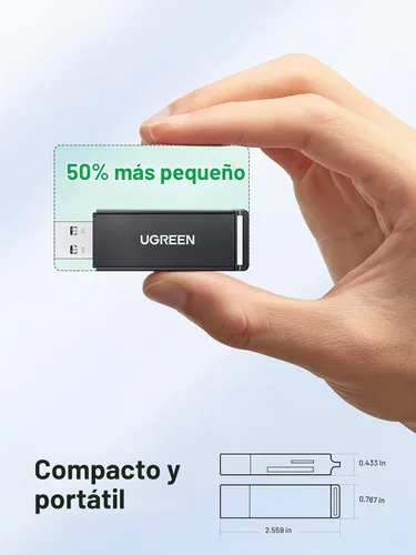 Vista 6 de UGREEN Lector de tarjetas SD portátil USB 3.0
