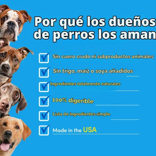 Vista 10 de N-Bone Mega-Bone - Masticables para perros de larga duración, sabor a Mac n' Cheese, 6 unidades, 16.8 onzas