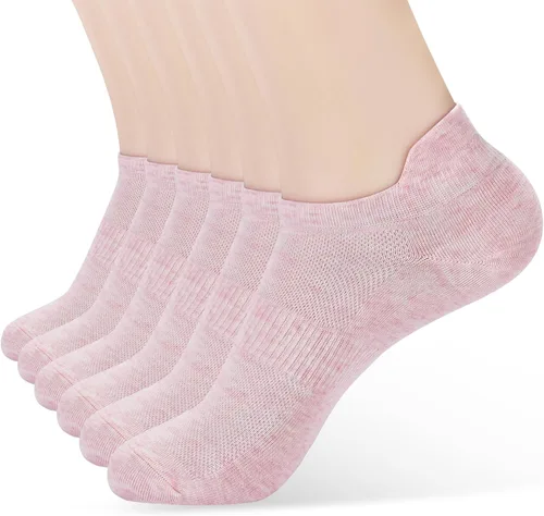 Vista 11 de ATBITER Calcetines de tobillo para mujer, delgados, atléticos, de corte bajo, con lengüeta en el talón, 6 pares 12 pares 4blanco+4negro+4gris