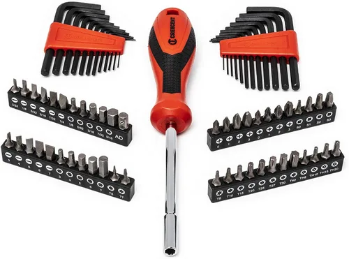 Vista 4 de Crescent CTK150 - Juego de herramientas profesionales SAE/métricas de 150 piezas de 1/4" y 3/8" de 6 puntos
