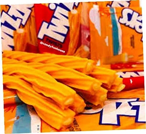 Vista 2 de Twizzlers Twists - Caramelos rellenos de crema de naranja (paquete de 2)