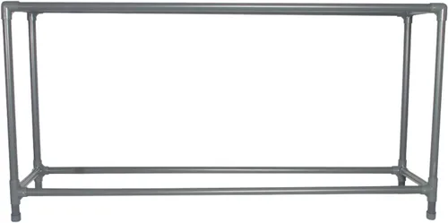 Vista 4 de Estante de almacenamiento de metal para bolas de equilibrio, construcción de tubería de metal resistente, fácil montaje, diseño estable, capacidad