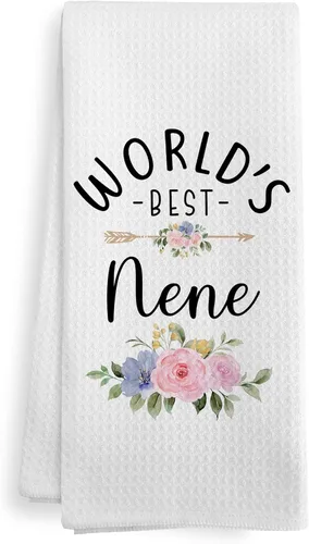Vista 12 de World's Best Babcia - Toallas de mano para cocina, regalos para abuela de nietos, nietos, día de la madre, Navidad, cumpleaños, toalla de cocina