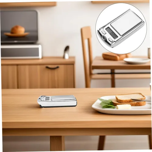 Vista 9 de VILLCASE Mini báscula electrónica portátil de bolsillo, pantalla LCD digital de gramos pequeños para joyería de alimentos, pesaje, herramienta
