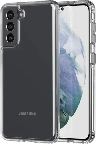 Vista 8 de tech21 EvoClear - Funda para Samsung S21 5G con protección contra caídas de 12 pies