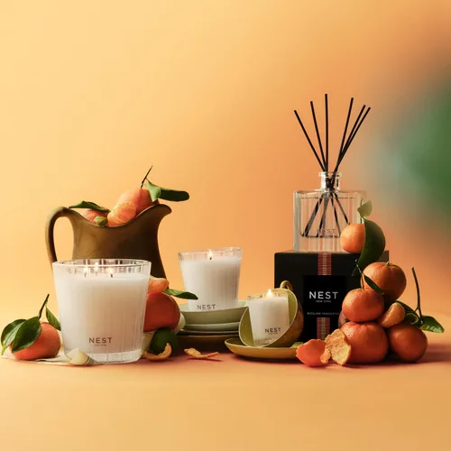 Vista 5 de NEST New York Vela clásica perfumada, mandarina siciliana, 8.1 onzas, tiempo de combustión de hasta 60 horas, recipiente de vidrio reutilizable