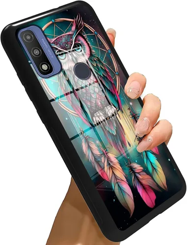 Vista 397 de Funda para Motorola Moto G Stylus 5G 2021 de vidrio templado, funda negra con diseño de mujer negra africana para mujeres y hombres, antiarañazos, a