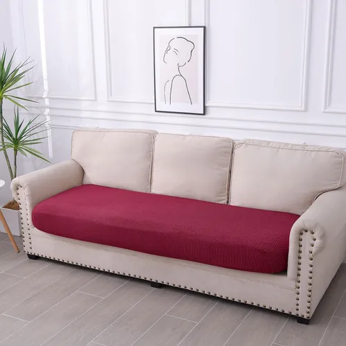 Vista 248 de hyha Fundas impermeables para sofá seccional, fundas de cojín Beige