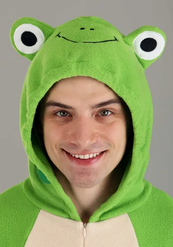 Vista 3 de Disfraz de Onesie de Rana para Adultos Multicolor