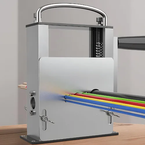 Vista 7 de cjc Máquina peladora de cables 2 en 1, 6 canales y 5 cuchillas, manual y perforadora para cables de chatarra de 0.12 a 0.67 pulgadas (3 a 0.669 in)