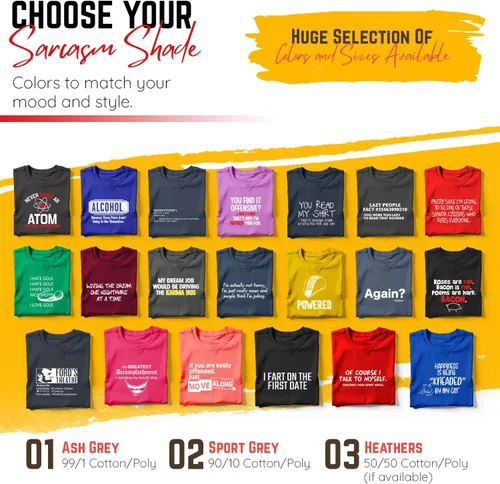 Vista 4 de Feelin Good Tees You Find It Offensive? - Camiseta divertida con texto en inglés "I Find It Funny Sarcastic Witty" Negro